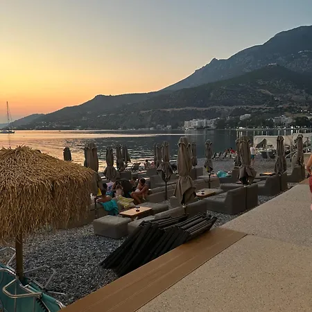 A9, Sea Views, Wifi, Air Conditioner And Parking,terrase Апартаменты Лоутраки